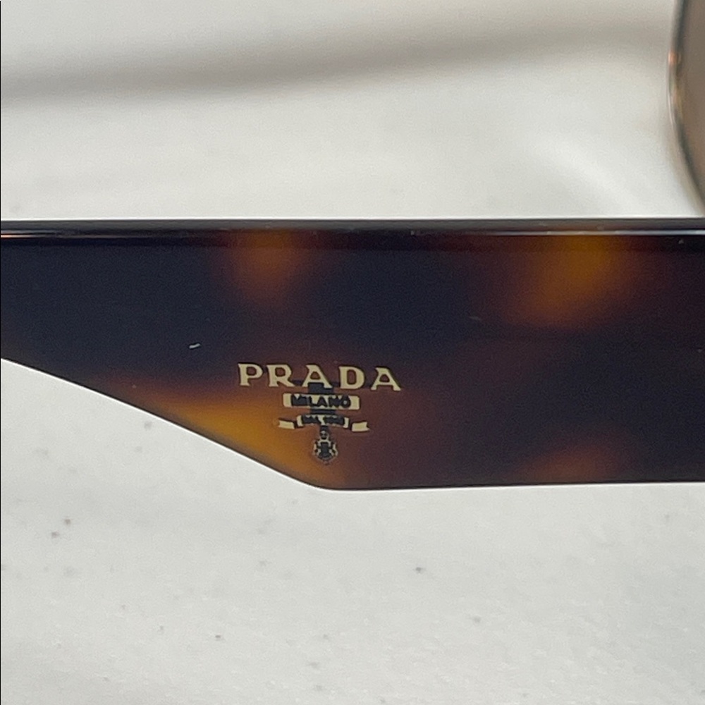 Prada Brown Gradient Tortoise Shell Sunglasses Cat Eye - Picture 11 of 11